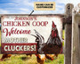 Personalized Outdoor Chicken Coop Vintage Tin Sign for Your Flock