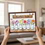 Treasured Birth Flower Wood Sign - Personalized Gift for Mom