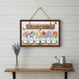 Treasured Birth Flower Wood Sign - Personalized Gift for Mom