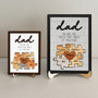 You Are The Piece - Personalized Dad Puzzle Wood Sign