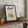 You Are The Piece - Personalized Dad Puzzle Wood Sign
