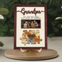 Your Piece of Our Heart Wood Sign - Personalized Grandpa Puzzle