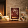 A Dog's Forever Love - Personalized Memorial Collar Wood Sign