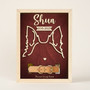 A Dog's Forever Love - Personalized Memorial Collar Wood Sign