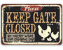 A Farm's Heart: Your Perfect Chicken Coop Vintage Metal Sign
