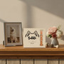 Cherished Pet Memory Wood Sign - Personalized Dog Cat Collar Frame