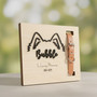 Cherished Pet Memory Wood Sign - Personalized Dog Cat Collar Frame