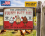 Custom Chicken Coop Sign | USA Made Retro Tin Farm Decor