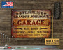 Custom Retro Tin Metal Sign: USA-Made Garage Wall Art