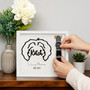 Forever Loved Dog Tribute - Personalized Collar Frame Wood Sign