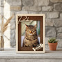 Forever Loved - Pet Loss Photo Wood Sign With Name