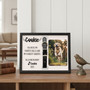 Forever Loved Pet Memorial Wood Sign for Collar - Keepsake Frame
