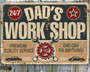 My Garage, My Rules: Personalized Car Vintage Metal Sign Art