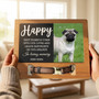 Tribute Wood Sign - Personalized Dog Photo & Collar Keepsake