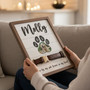 Wood Sign - Dog Collar Display & Personalized Photo Memorial