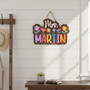 A Teacher's Personalized 3D Welcome Name Wood Sign
