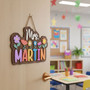 A Teacher's Personalized 3D Welcome Name Wood Sign