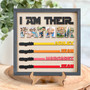 Father's Day Photo Keepsake - "I Am Their Father" Wood Sign