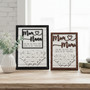 Mom's Love Connects Us - Personalized Family Puzzle Wood Sign