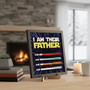 Personalized Lightsaber Wood Sign For The Legendary Father