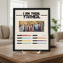 Personalized Lightsaber Wood Sign Gift - Best Dad In The Galaxy