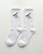 Custom Embroidered Baseball 3D Socks Soft White Gift Custom Embroidered Baseball 3D Socks Soft White Gift