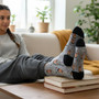 Custom Photo Face Baseball 3D Socks Hit a Homerun Gift Custom Photo Face Baseball 3D Socks Hit a Homerun Gift