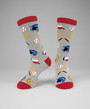 Baseball Queen Hero 3D Socks Novelty Gift for Coaches Players Baseball Queen Hero 3D Socks Novelty Gift for Coaches Players