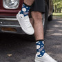 Blue Baseball 3D Socks for Men Elevate Your Game Day Style Blue Baseball 3D Socks for Men Elevate Your Game Day Style