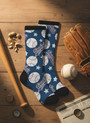 Blue Baseball 3D Socks for Men Elevate Your Game Day Style Blue Baseball 3D Socks for Men Elevate Your Game Day Style