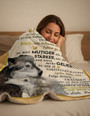 Couverture En Flanelle Super Douce - Pour Fils De Papa, Encouragement Positif - Cadeau Pour Mon Fils - Couverture Moelleuse