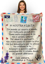 Couverture Personnalisée Douce à Offrir à Votre Fille Par Maman Et Papa. Idée Cadeau Originale Et Utile Pour Un Anniversaire, NoëL, Un Mariage