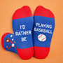 Funny Baseball Quote 3D Socks Id Rather Be Playing Funny Baseball Quote 3D Socks Id Rather Be Playing