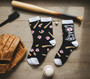 Personalized Baseball Coach Appreciation 3D Socks MVP Gift Personalized Baseball Coach Appreciation 3D Socks MVP Gift