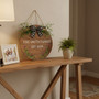 Bespoke Family Round Wood Sign, Heart of the Home Plaque