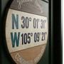 Custom GPS Coordinates Family Round Wood Sign, City & Home Decor