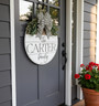 Family Established Year Round Wood Sign, Personalized Home Gift