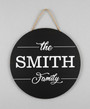 Personalized Family Round Wood Sign, Meaningful Keepsake Gift
