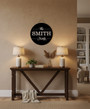 Personalized Family Round Wood Sign, Meaningful Keepsake Gift