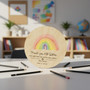 Empower Young Minds Teacher Round Wood Sign Classroom Decor