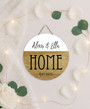 Forever and Always Custom Couple Name Wedding Round Wood Sign