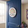 Inspiring Classroom Welcome Teacher Round Wood Sign Gift