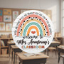Inspiring Classroom Welcome Teacher Round Wood Sign Gift