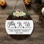 This Is Our Family, Custom Round Wood Sign for Porch Decor