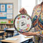 Welcome To Classroom, Teacher Round Wood Sign Decor