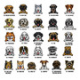 Bark and Welcome Unique Animal Round Wood Sign for Pet Lovers