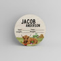 Celebrate His Arrival with a Highland Cow Animal Round Wood Sign