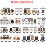 Christmas Welcome Custom Dog Breed Animal Round Wood Sign
