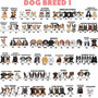 Christmas Welcome Custom Dog Breed Animal Round Wood Sign