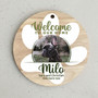 Heartfelt Custom Animal Round Wood Sign for Your Pet